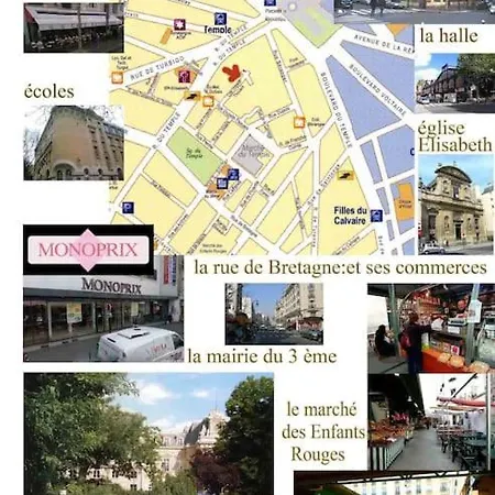 Apartment De 3 P, Baroque Et Vues Sur Toits Du Marais